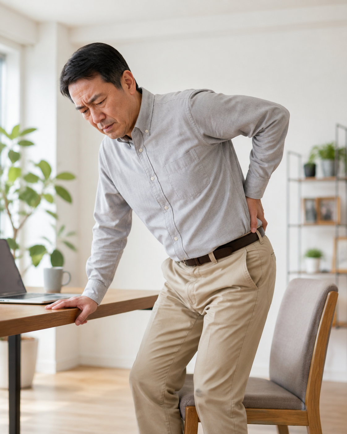腰の痛みに悩む人